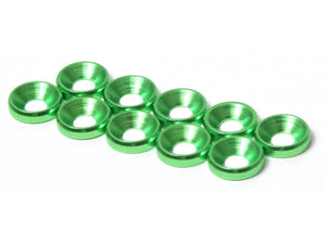 JQA0034 THE JQRacing M4 CS Washer 10pcs (Green)