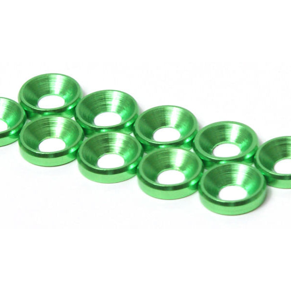 JQA0034 THE JQRacing M4 CS Washer 10pcs (Green)