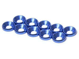 JQA0036 THE JQRacing M4 CS Washer 10pcs (Blue)