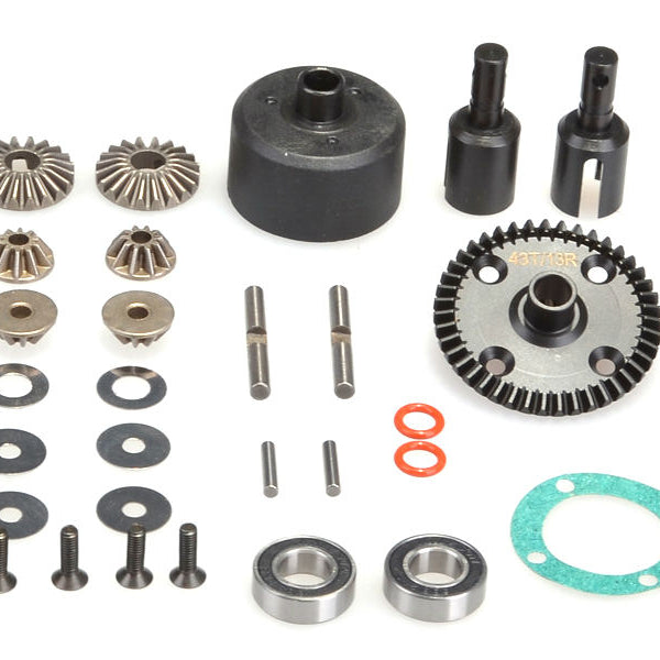 JQB0280 THE JQRacing Complete Rear Diff (43/13)