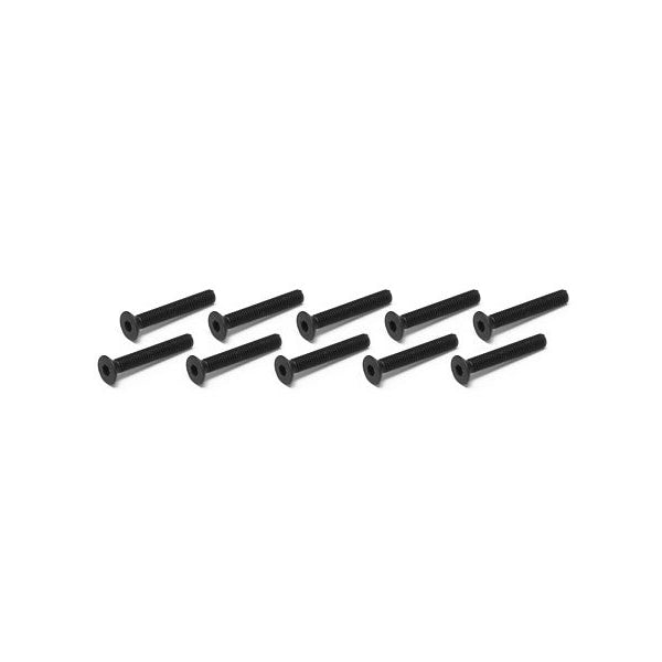 JQH0012 THE JQRacing Flat Head Screw 3x23mm REV (10pcs)