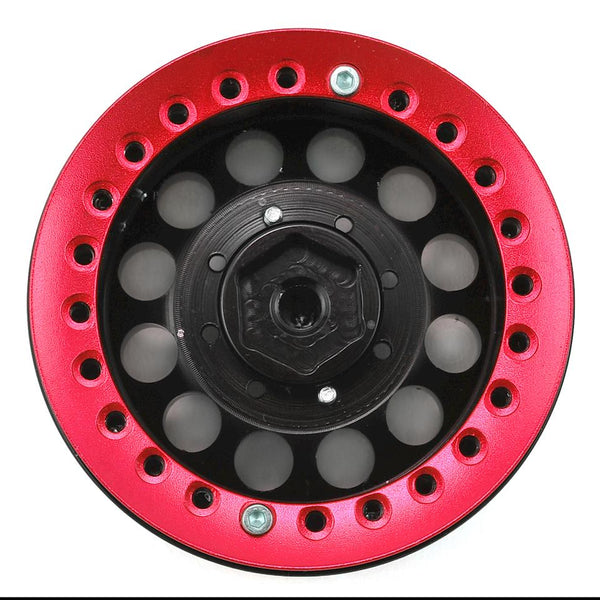 Xtra Speed 1.9 Aluminum Iron Clock Mass Beadlock Wheel (Red) (2) XTA-XS-59564RD