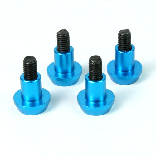 M06-135BU Yeah Racing Steel & Aluminum King Pin Set (4pcs) For Tamiya