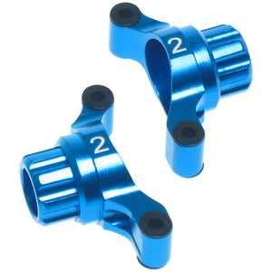TT02-007-2BU Yeah Racing Aluminum Rear Hub/Knuckle Arm 2 Degree For Tamiya TT02