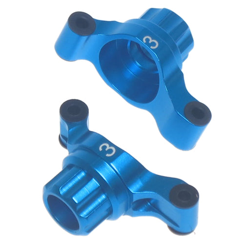 TT02-007-3BU Yeah Racing Aluminum Rear Hub/Knuckle Arm 3 Degree For Tamiya TT02